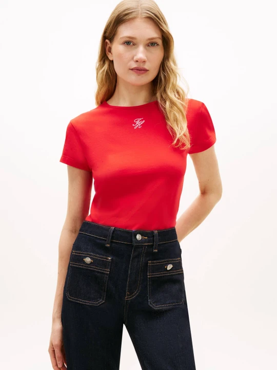Zdjęcie produktu Tommy Hilfiger T-shirt | Slim Fit czerwony