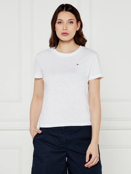 Zdjęcie produktu Tommy Hilfiger T-shirt | Slim Fit biały