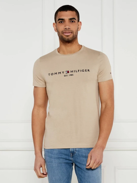 Zdjęcie produktu Tommy Hilfiger T-shirt | Slim Fit beżowy