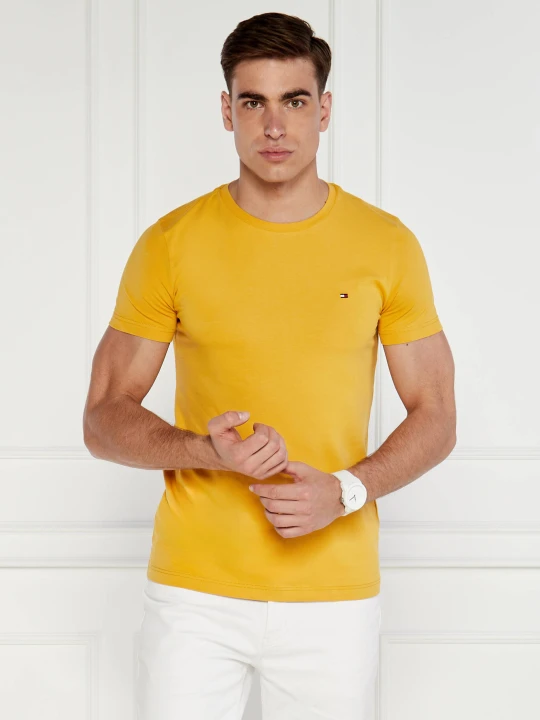 Zdjęcie produktu Tommy Hilfiger T-shirt | Slim Fit musztardowy
