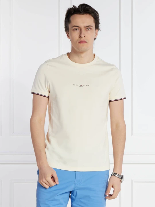 Zdjęcie produktu Tommy Hilfiger T-shirt | Slim Fit ecru