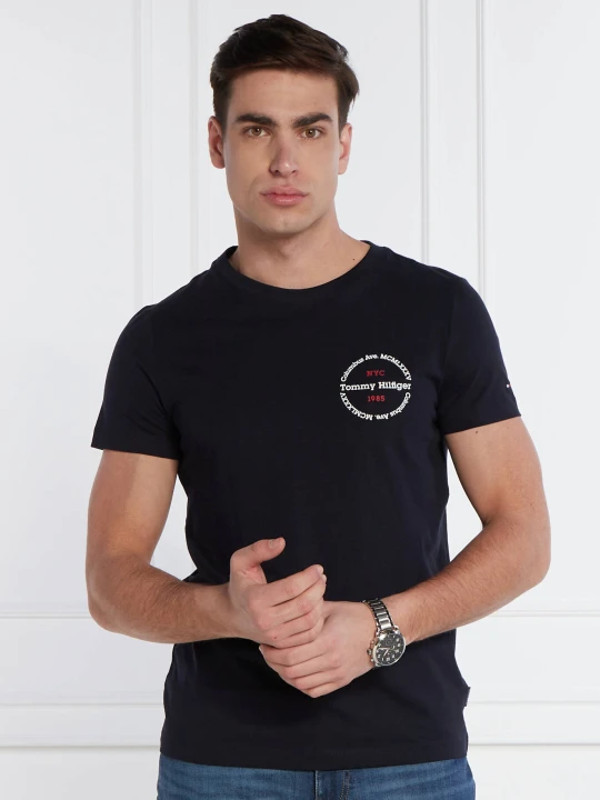 Zdjęcie produktu Tommy Hilfiger T-shirt | Slim Fit granatowy