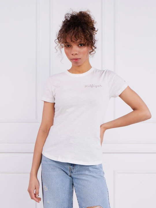 Zdjęcie produktu Tommy Hilfiger T-shirt | Slim Fit biały