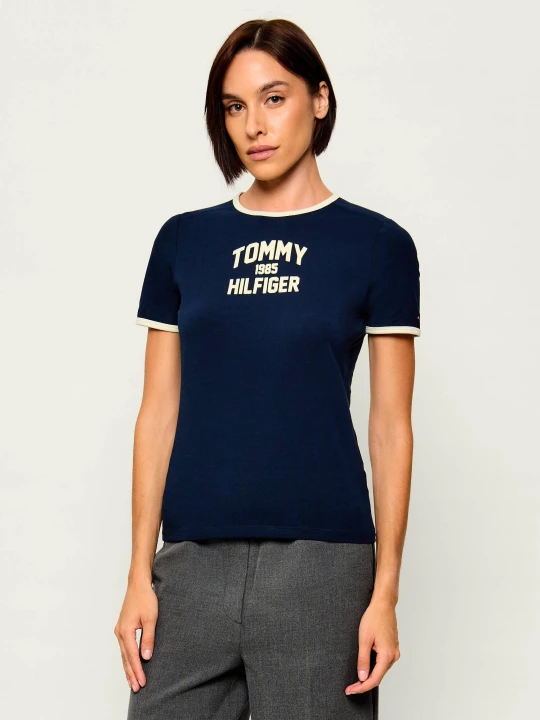 Zdjęcie produktu Tommy Hilfiger T-shirt | Slim Fit granatowy
