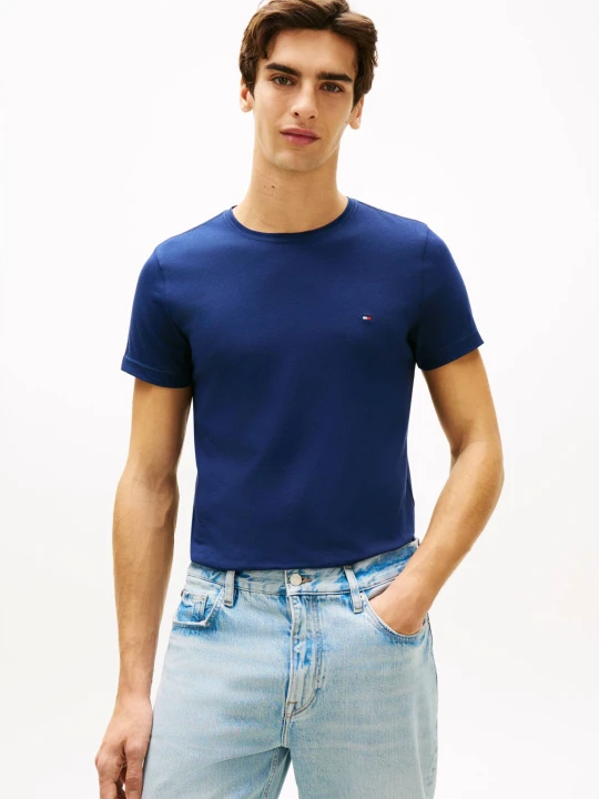 Zdjęcie produktu Tommy Hilfiger T-shirt | Slim Fit | stretch granatowy