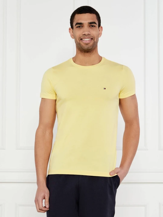 Zdjęcie produktu Tommy Hilfiger T-shirt | Slim Fit | stretch żółty