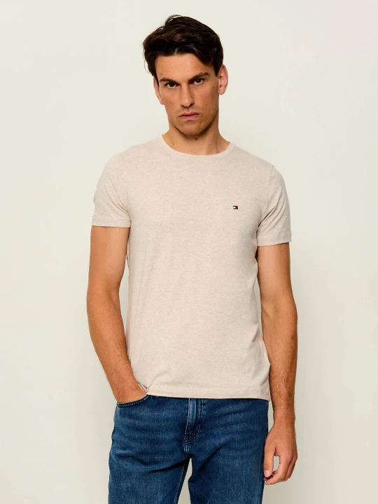 Zdjęcie produktu Tommy Hilfiger T-shirt | Slim Fit | stretch piaskowy