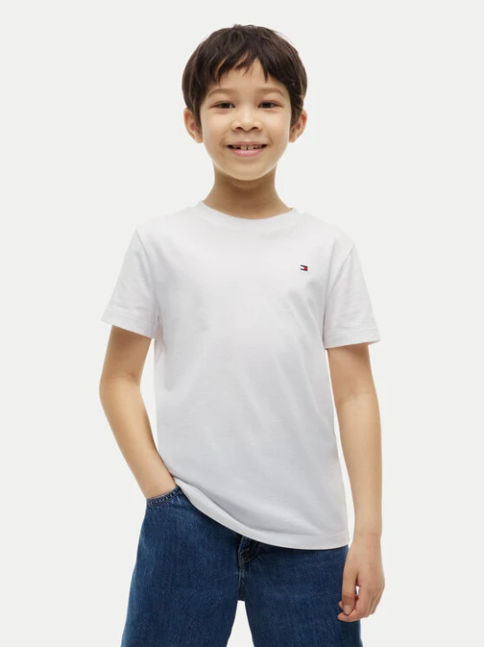 Zdjęcie produktu Tommy Hilfiger T-Shirt Team Tommy Graphic KB0KB10591 Biały Regular Fit