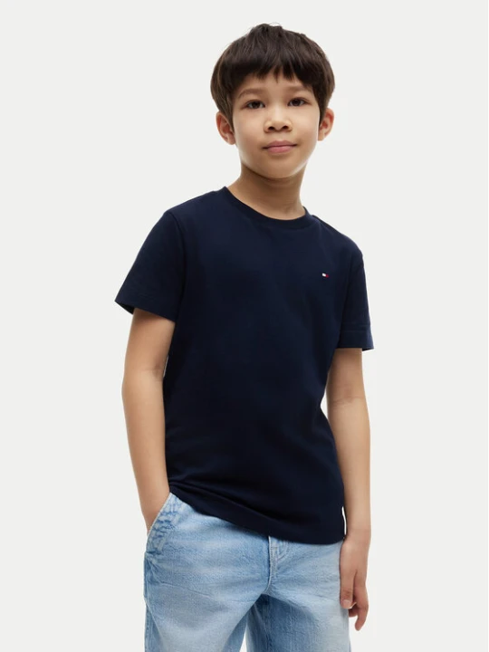 Zdjęcie produktu Tommy Hilfiger T-Shirt Team Tommy Graphic KB0KB10591 Granatowy Regular Fit