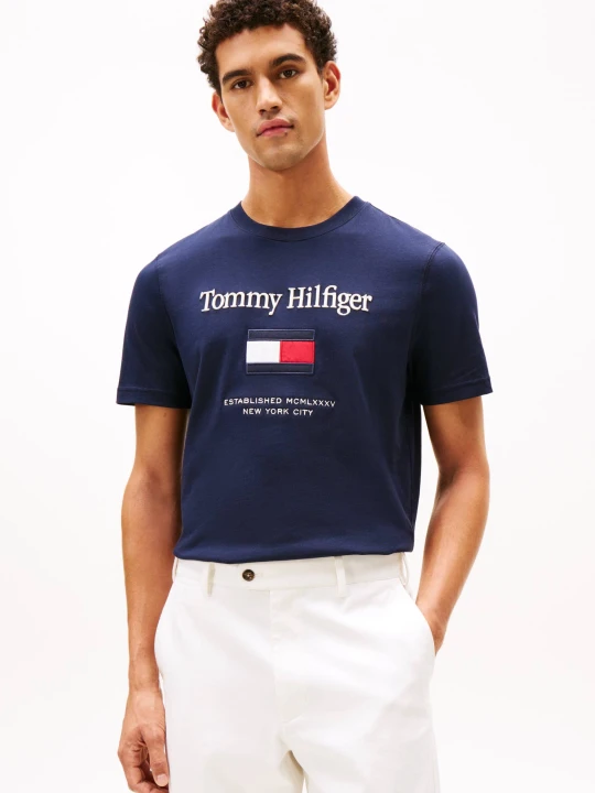 Zdjęcie produktu Tommy Hilfiger T-shirt TH x F.C. Liverpool | Regular Fit granatowy
