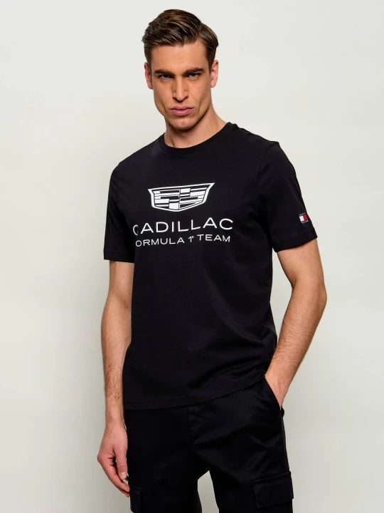 Zdjęcie produktu Tommy Hilfiger T-shirt | Tommy Hilfiger X Cadillac Formula 1 Team | Regular Fit czarny