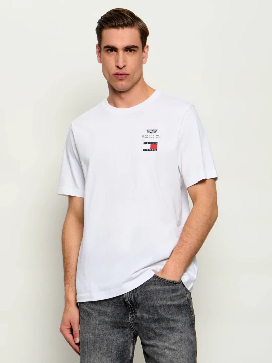 Zdjęcie produktu Tommy Hilfiger T-shirt Tommy Hilfiger x Cadillac Formula 1 Team | Regular Fit biały