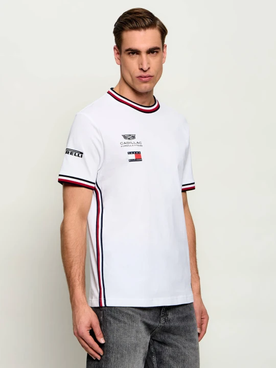 Zdjęcie produktu Tommy Hilfiger T-shirt Tommy Hilfiger x Cadillac Formula 1 Team Replica | Regular Fit biały