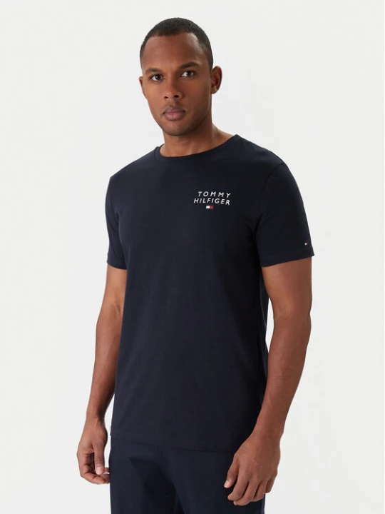 Zdjęcie produktu Tommy Hilfiger T-Shirt UM0UM02916 Granatowy Regular Fit