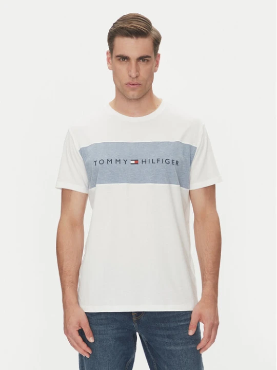 Zdjęcie produktu Tommy Hilfiger T-Shirt UM0UM03418 Biały Regular Fit