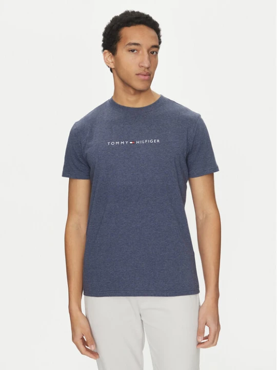 Zdjęcie produktu Tommy Hilfiger T-Shirt UM0UM03525 Granatowy Regular Fit