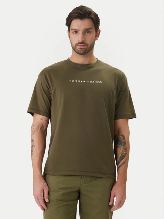 Zdjęcie produktu Tommy Hilfiger T-Shirt UM0UM03643 Khaki Regular Fit