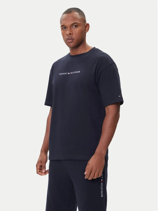 Zdjęcie produktu Tommy Hilfiger T-Shirt UM0UM03685 Granatowy Regular Fit