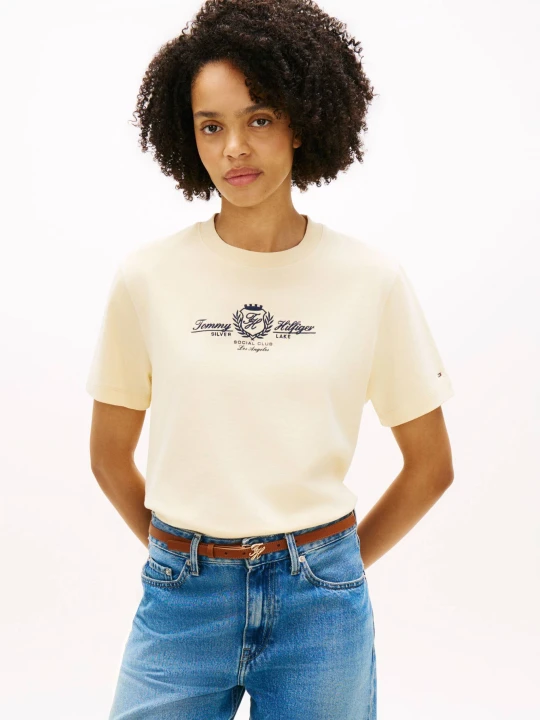 Zdjęcie produktu Tommy Hilfiger T-shirt VARSITY | Loose fit żółty