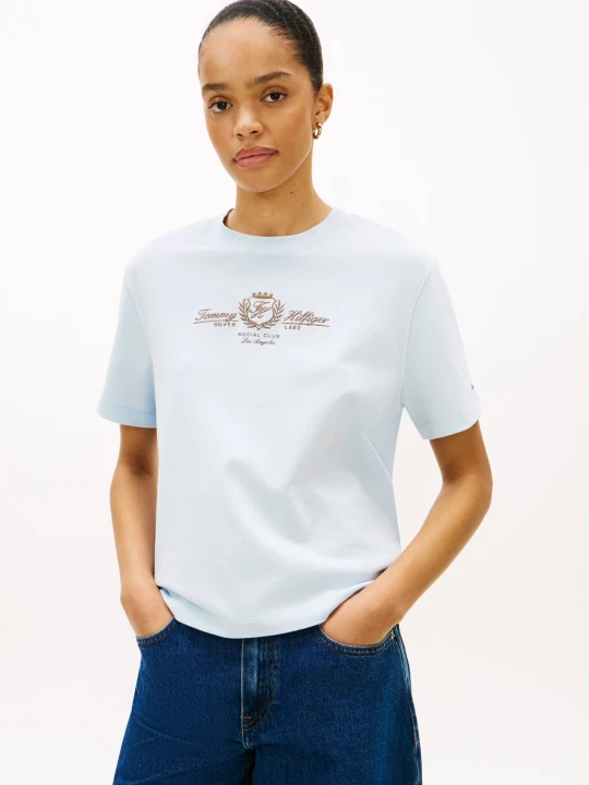 Zdjęcie produktu Tommy Hilfiger T-shirt VARSITY | Loose fit błękitny