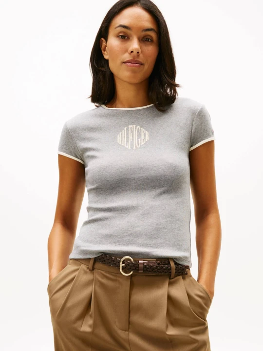 Zdjęcie produktu Tommy Hilfiger T-shirt VARSITY | Slim Fit szary