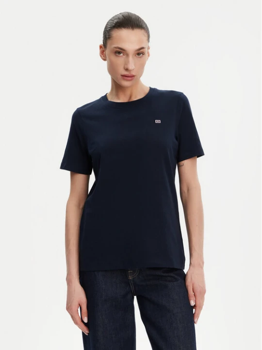 Zdjęcie produktu Tommy Hilfiger T-Shirt WW0WW45522 Granatowy Regular Fit