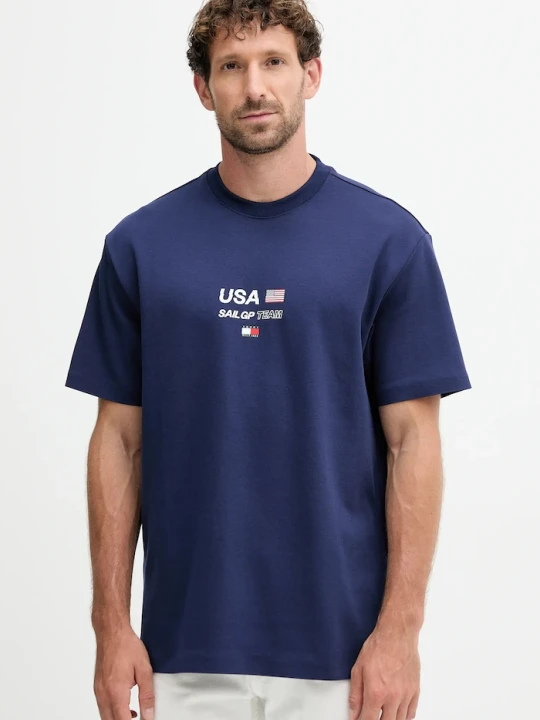 Zdjęcie produktu Tommy Hilfiger t-shirt x SAIL GP granatowy