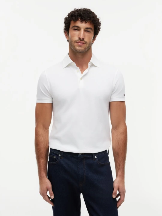 Zdjęcie produktu Tommy Hilfiger Tailored koszulka polo Mężczyźni Bawełna (100%) niebieski