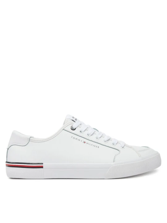 Zdjęcie produktu Tommy Hilfiger Tenisówki Core Corporate Vulc Leather FM0FM05399 Biały