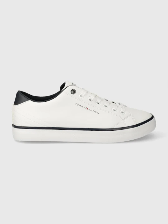 Zdjęcie produktu Tommy Hilfiger tenisówki skórzane TH HI VULC CORE LOW LEATHER ESS biały