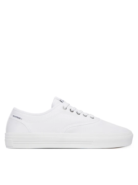 Zdjęcie produktu Tommy Hilfiger Tenisówki Th Vulc Cup Long Lace Canvas FM0FM05874 Biały