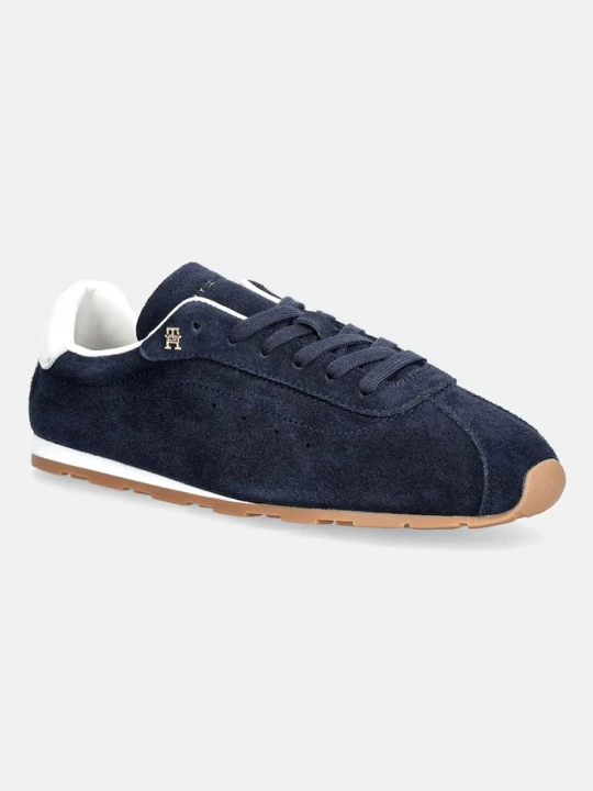 Zdjęcie produktu Tommy Hilfiger TH BELLA LOW RUNNER SUEDE sneakersy damskie zamszowe granatowy