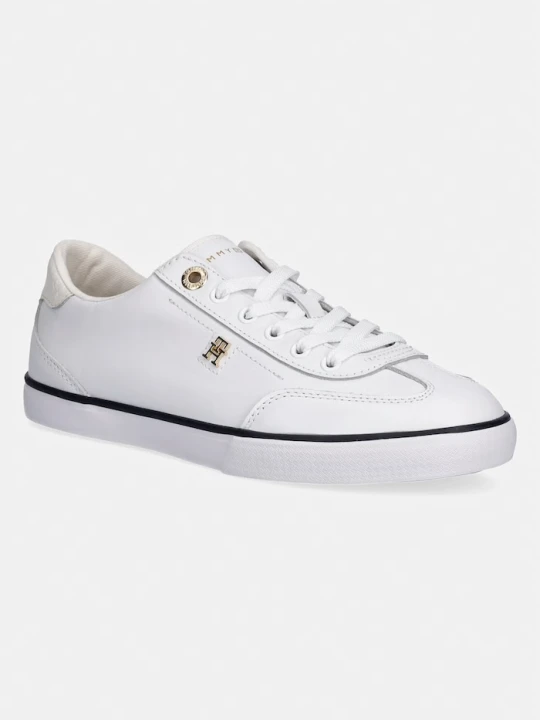 Zdjęcie produktu Tommy Hilfiger TH CHIC LOW PROFILE VULC tenisówki damskie skórzane biały