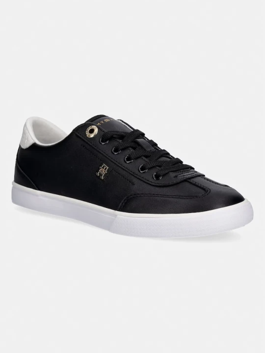 Zdjęcie produktu Tommy Hilfiger TH CHIC LOW PROFILE VULC tenisówki damskie skórzane czarny