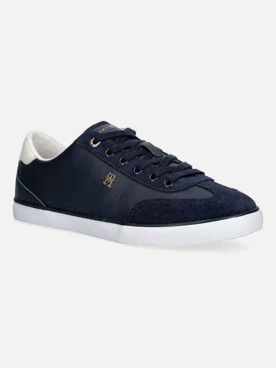 Zdjęcie produktu Tommy Hilfiger TH CHIC LOW VULC tenisówki damskie skórzane granatowy