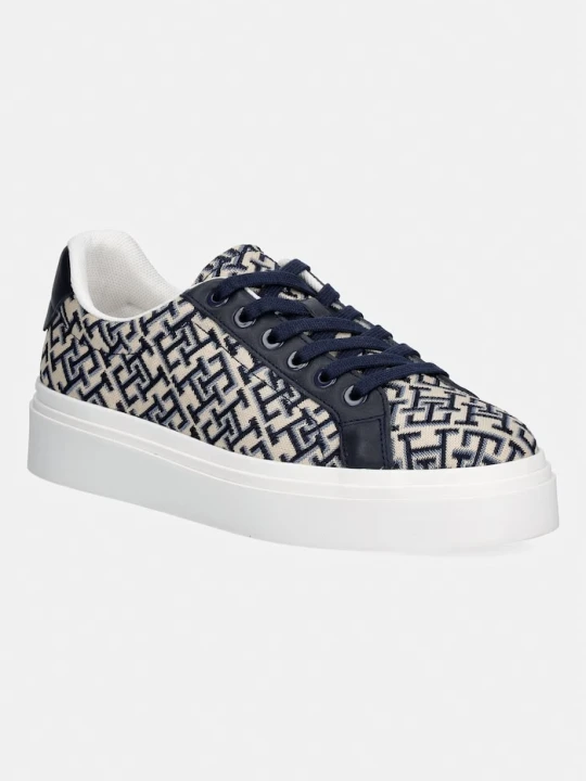 Zdjęcie produktu Tommy Hilfiger TH CHIC PLATFORM MONOGRAM sneakersy damskie granatowy