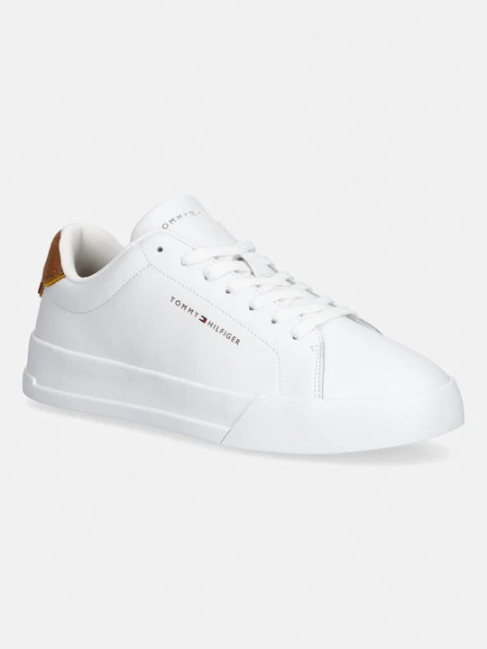 Zdjęcie produktu Tommy Hilfiger TH COURT LTH DETAIL ESS sneakersy męskie skórzane biały