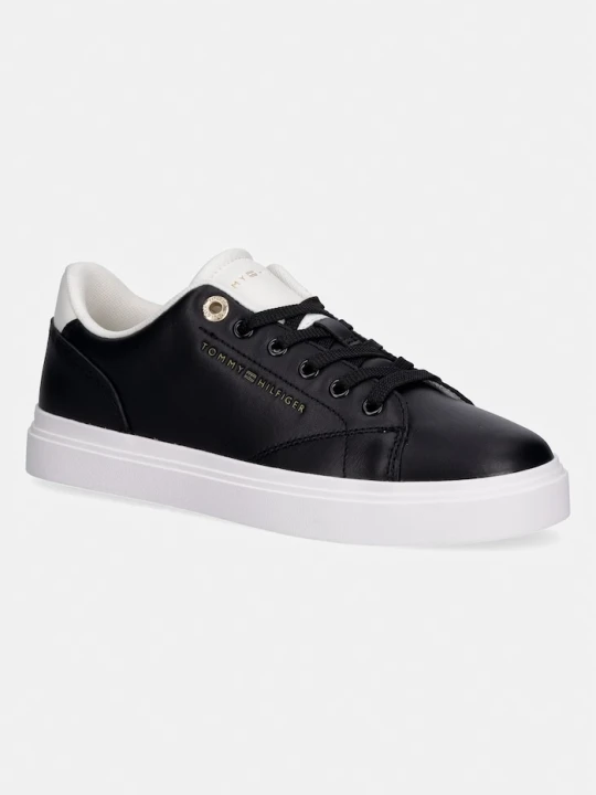 Zdjęcie produktu Tommy Hilfiger TH FEMININE CUPSOLE LEATHER tenisówki damskie czarny