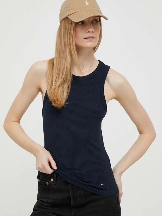 Zdjęcie produktu Tommy Hilfiger top granatowy