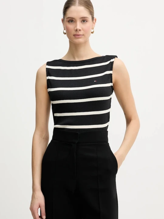 Zdjęcie produktu Tommy Hilfiger top damski czarny
