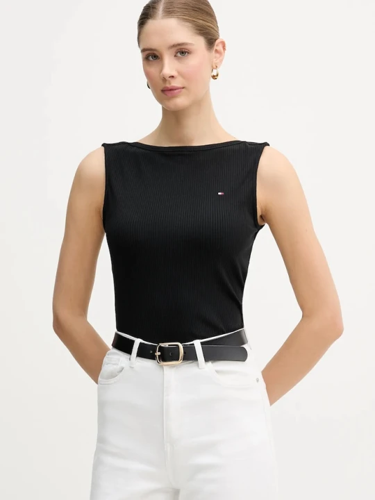 Zdjęcie produktu Tommy Hilfiger top damski czarny