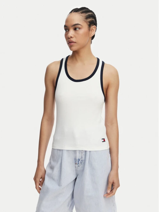 Zdjęcie produktu Tommy Hilfiger Top UW0UW06308 Biały Regular Fit