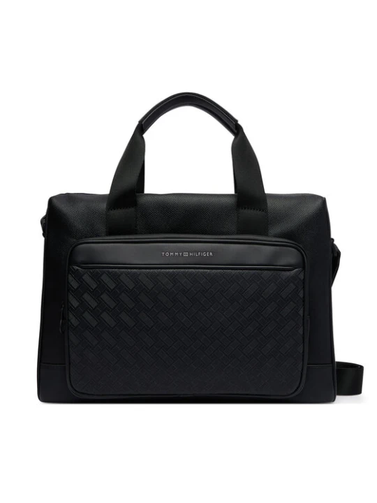 Zdjęcie produktu Tommy Hilfiger Torba na laptopa Th Modern Monogram Computer Bag AM0AM14729 Czarny