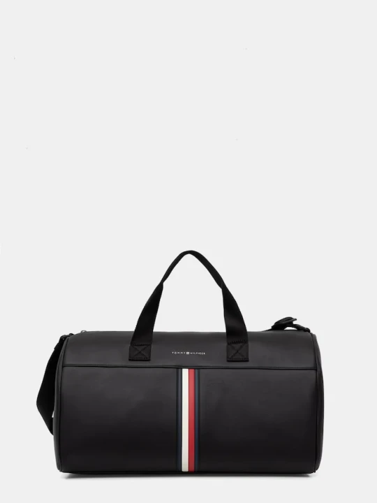 Zdjęcie produktu Tommy Hilfiger torba podróżna męska z imitacji skóry czarny