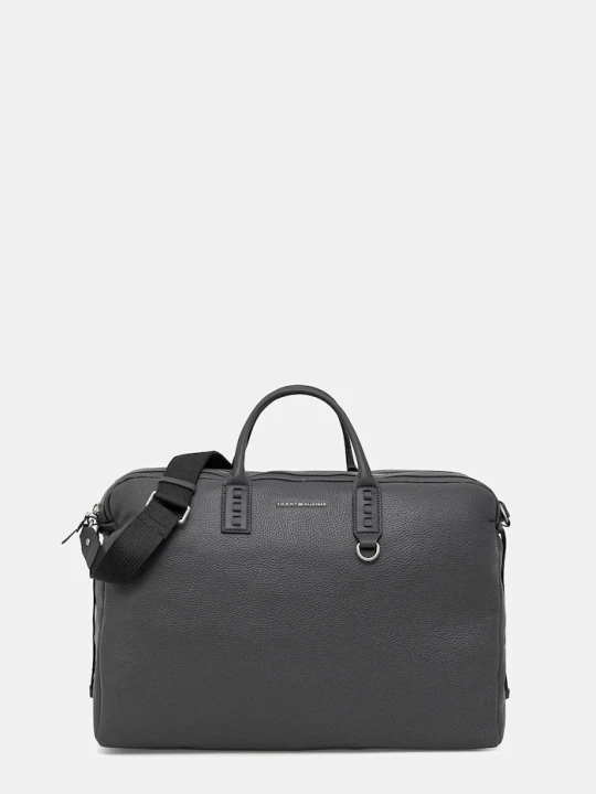 Zdjęcie produktu Tommy Hilfiger torba skórzana szary