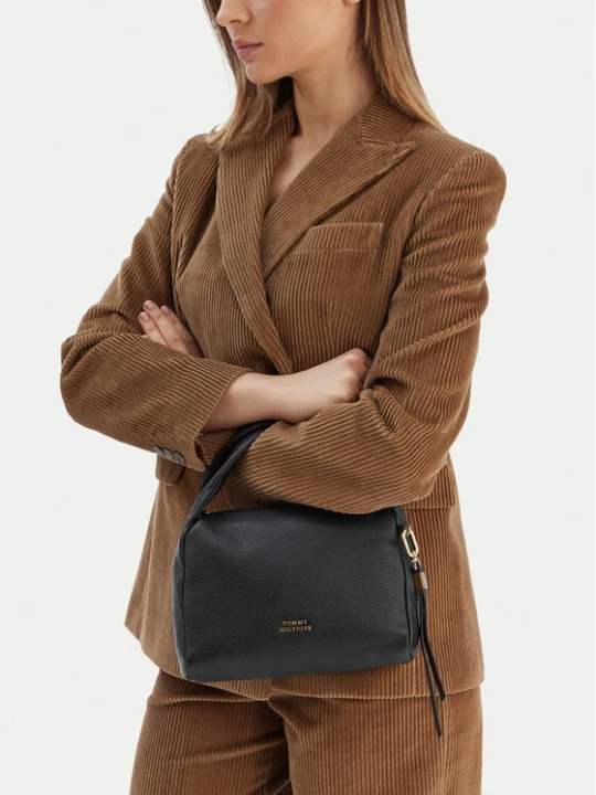 Zdjęcie produktu Tommy Hilfiger Torebka City Leather Mini Bag AW0AW18150 Czarny