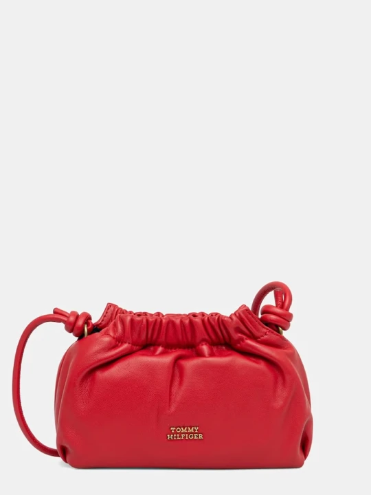 Zdjęcie produktu Tommy Hilfiger torebka crossbody damska skórzana czerwony