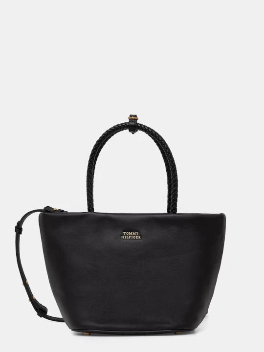 Zdjęcie produktu Tommy Hilfiger torebka crossbody damska skórzana czarny