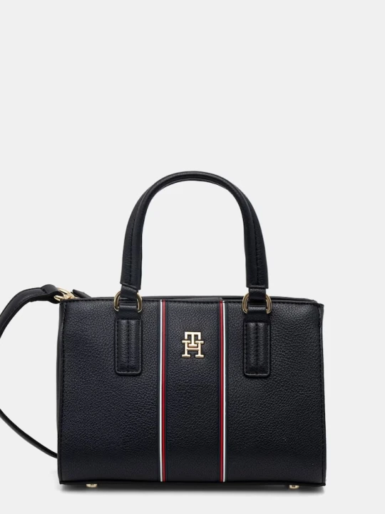 Zdjęcie produktu Tommy Hilfiger torebka crossbody damska z imitacji skóry granatowy