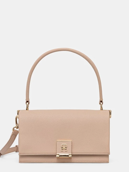 Zdjęcie produktu Tommy Hilfiger torebka crossbody damska z imitacji skóry pomarańczowy